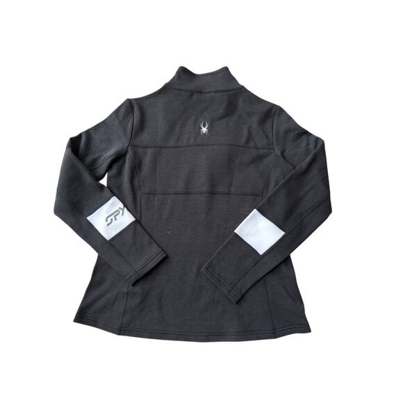 NWT Spyder Women's Black Speed 1/2 Zip Fleece Jacket Size M - Picture 6 of 8